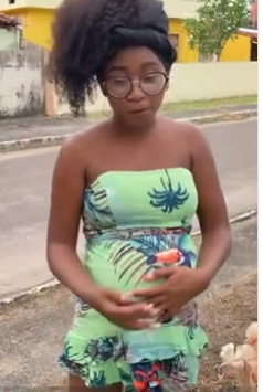 L0520004 Menina salvou vida dessa mulher GRÁVIDA por essa parte 2