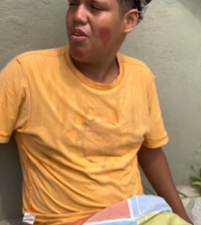 L0405007 menino de rua salva mocinha em perigo na rua parte 2