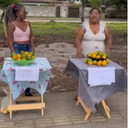L0420007 Elas disputavam para ver quem vendia mais laranjas parte 2